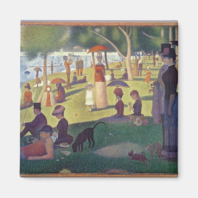 Íman Georges Pierre Seurat | Domingo à tarde no Is (Frente)