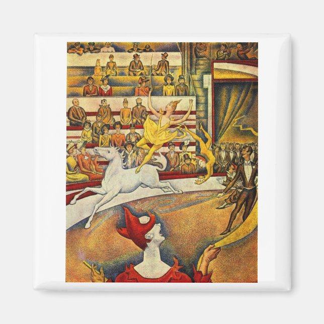 Íman Georges Seurat - Der Zirkus - Circus (Frente)