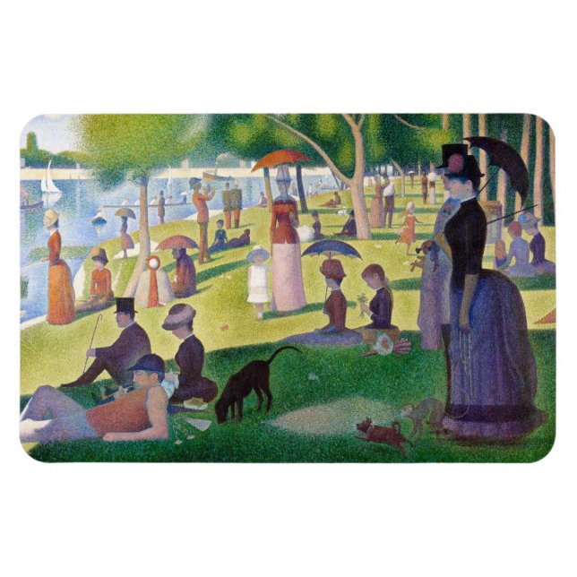 Íman Georges Seurat - Domingo em La Grande Jatte (Horizontal)
