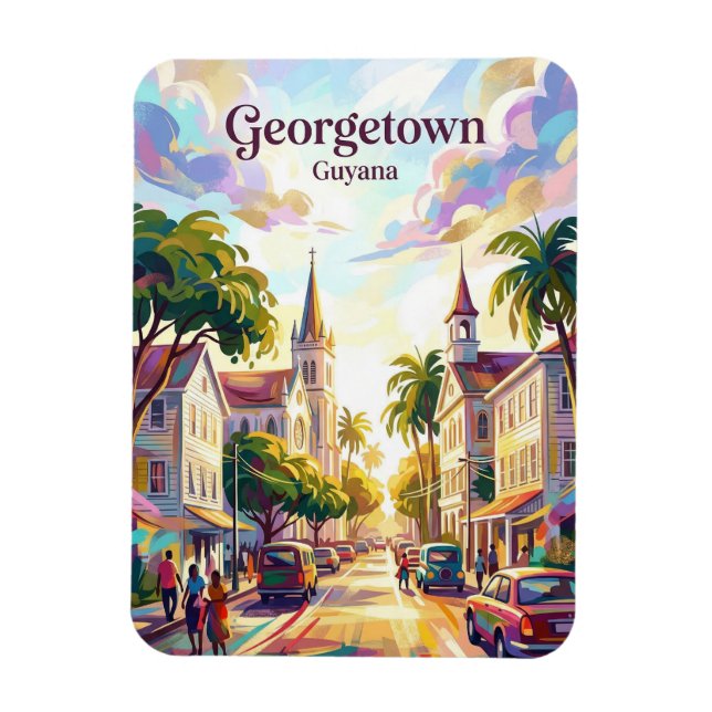 Íman Georgetown Cidade Guiana (Vertical)
