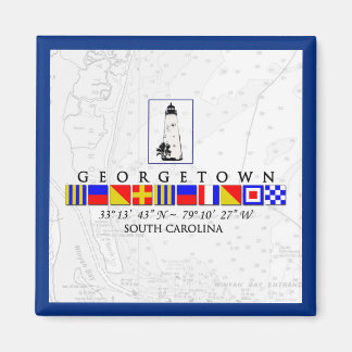 Íman Georgetown SC Marine Signal Flag Magnet