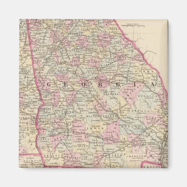 Íman Georgia, Alabama (Frente)