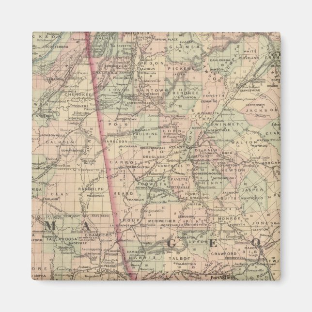 Íman Geórgia e Alabama (Frente)