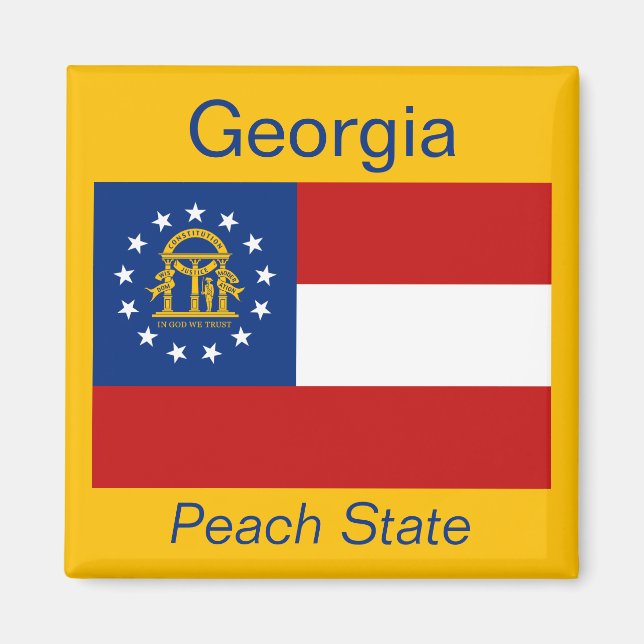 Íman Georgia Flag Magnet (Frente)