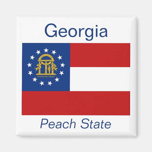 Íman Georgia Flag Magnet (Frente)