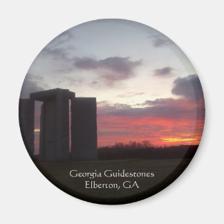 Íman Georgia Guidestones Sunset Magnet