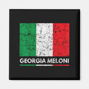 Íman Georgia Meloni Heroína Italiana Bandeira da Itália