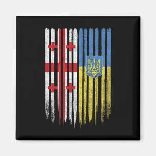 Íman Geórgia Ucrânia Bandeira Georgiana Ucraniana