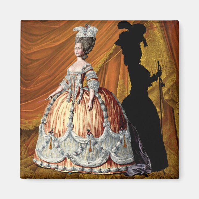 Íman Georgian Lady - Orange (Frente)