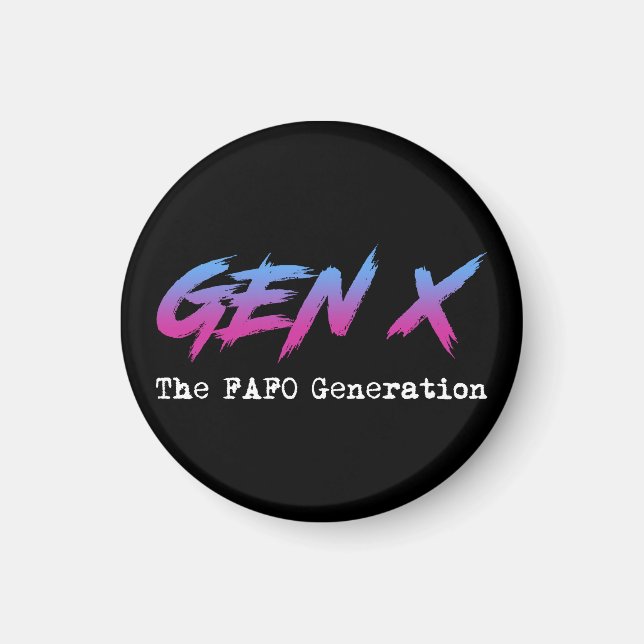 Íman Geração X - A Geração FAFO (Frente)