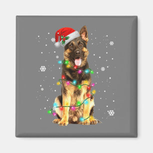 Íman German shepherd Cão Árvore Natal Doce Natal Xmas