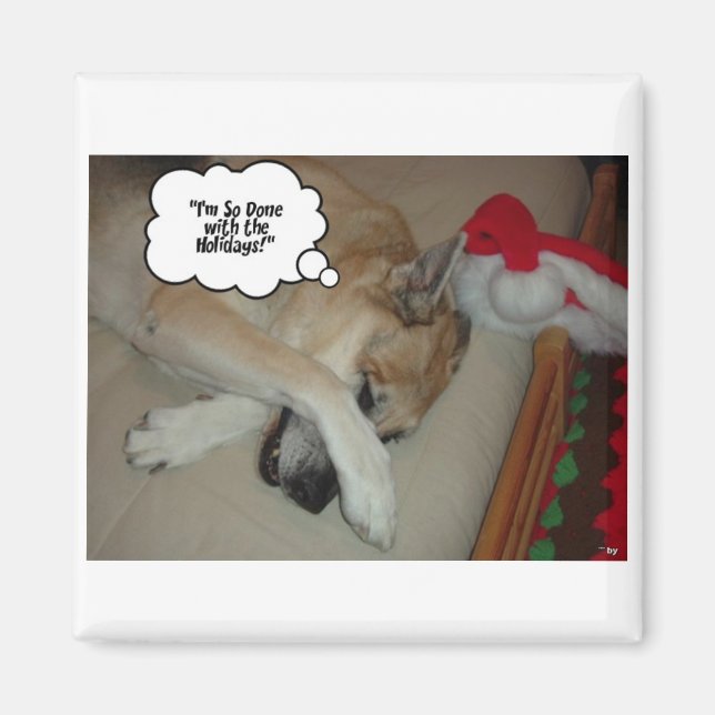 Íman German shepherd de Natal (Frente)