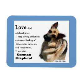 Íman German shepherd Love Is