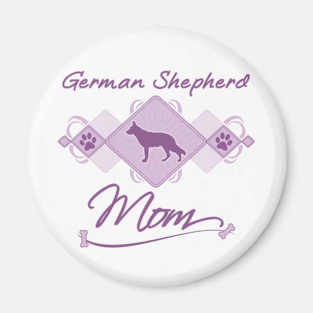 Íman German shepherd Mãe (Frente)