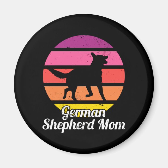 Íman German shepherd Mãe (Frente)
