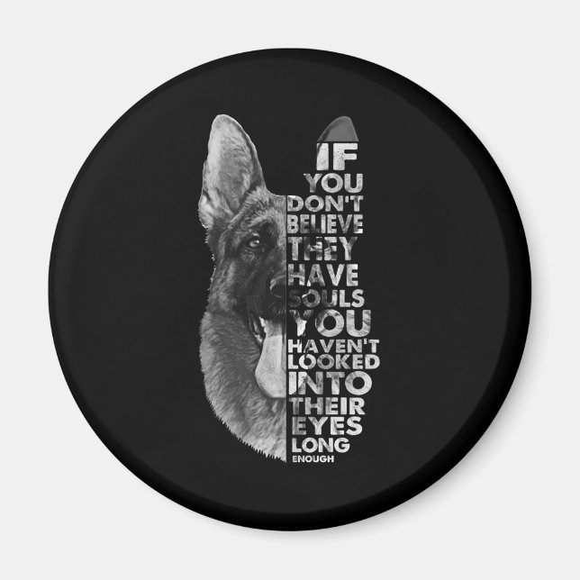 Íman German shepherd que você não acredita que eles têm (Frente)