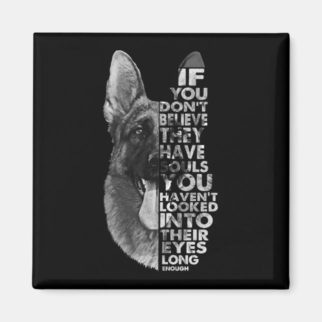 Íman German shepherd que você não acredita que eles têm (Frente)