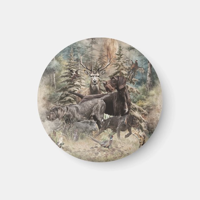 Íman German Wirehaired Pointer (Frente)