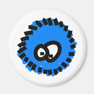 Íman Germe macio azul