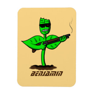 Íman Germinador cyborg planta desenhos engraçados