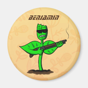 Íman Germinador cyborg planta desenhos engraçados