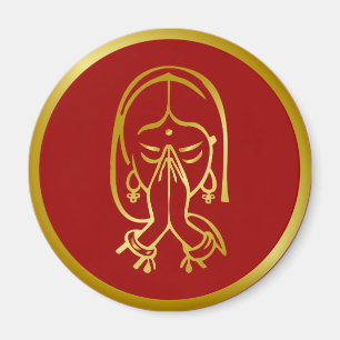 Íman Gesto bem-vindo do indiano - Namaskar