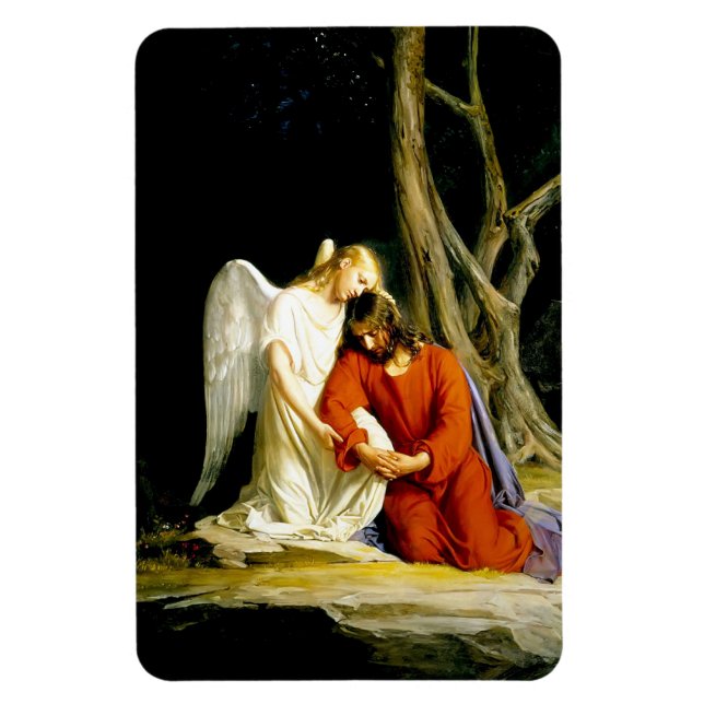 Íman Gethsemane de Carl Bloch. Magneta de arte (Vertical)