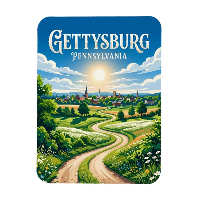 Íman Gettysburg EUA (Vertical)