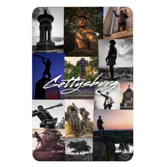 Íman Gettysburg Monuments Magnet (Vertical)