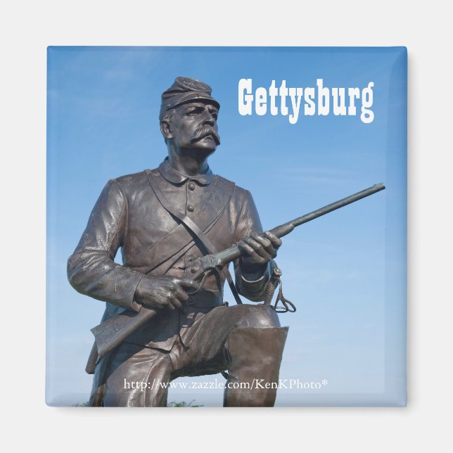 Íman Gettysburg Statue II Magnet (Frente)