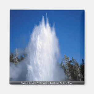 Íman Geyser grande, parque nacional de Yellowstone, EUA