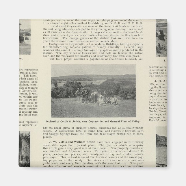 Íman Geyserville, Califórnia (Frente)