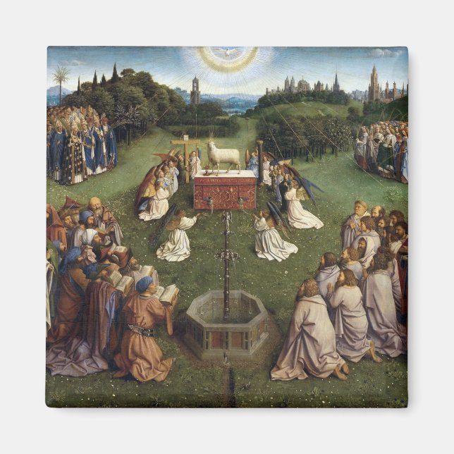 Íman Ghent Altarpart(detalhe), Van Eyck Brothers (Frente)