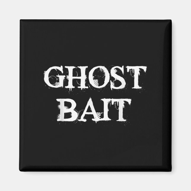 Íman Ghost Bait Funny Paranormal Fantasma Caçando Assus (Frente)