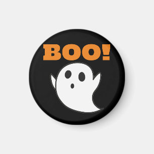 Íman Ghost bonito com palavras BOO!