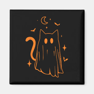 Íman Ghost Cat Boo Dia de as Bruxas engraçado Animais d