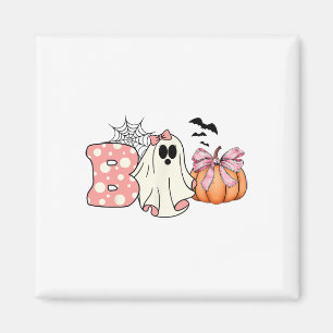 Íman Ghost Floral Boo Halloween Boy Ghost Spo