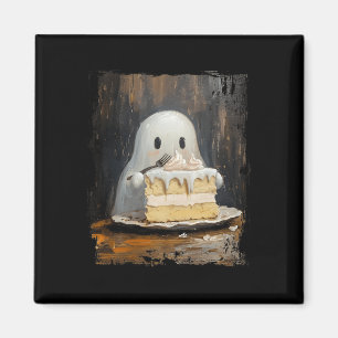 Íman Ghost Ghost Eating Cake Comida L