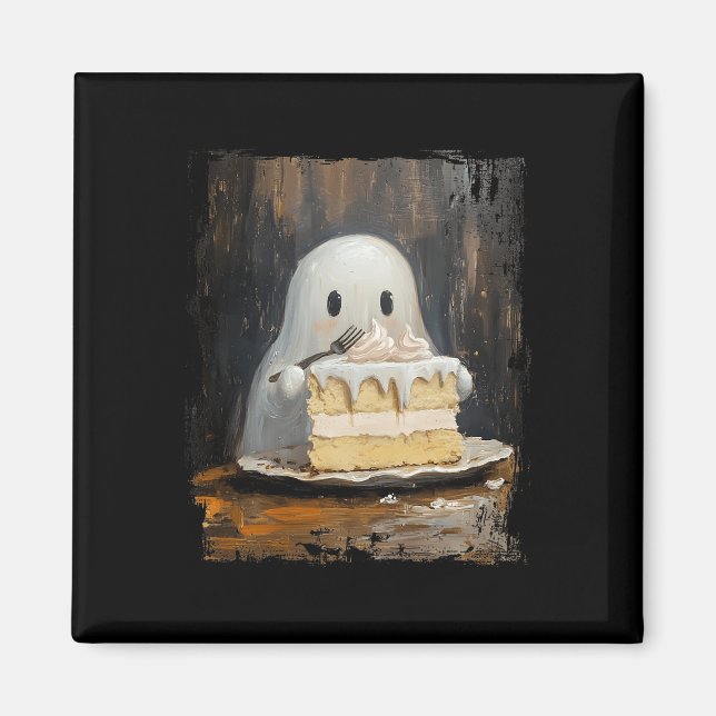 Íman Ghost Ghost Eating Cake Comida L (Frente)