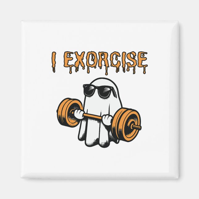 Íman Ghost I Exorcize O Trabalho De Exercício De Gym En (Frente)