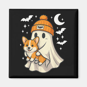 Íman Ghost Pembroke Welsh Corgi Dog Lover Halloween Men
