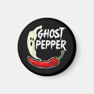 Íman Ghost Pepper Funny Spicy Hot Halloween Peppe