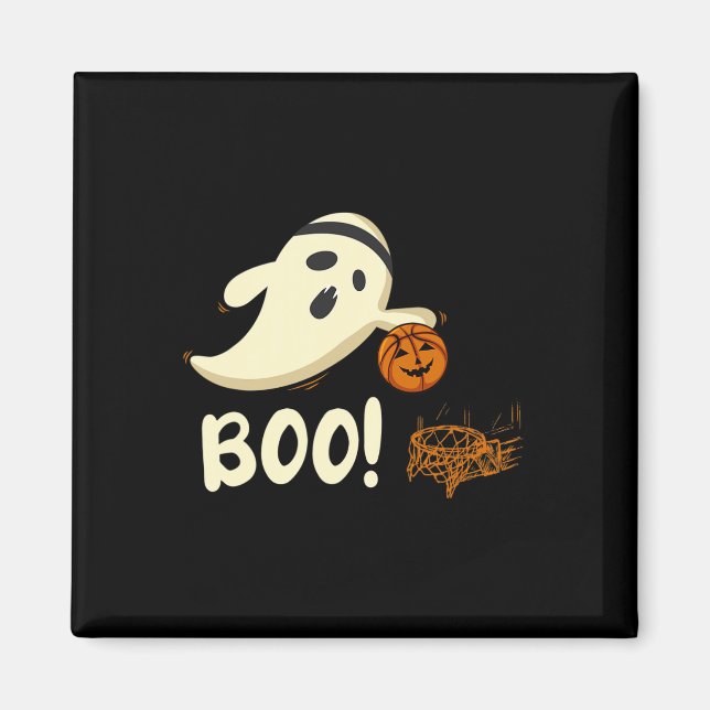 Íman Ghost Player Boo Bysketbyll Figurino de Halloween (Frente)