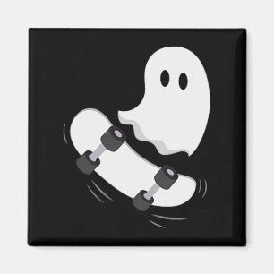 Íman Ghost Skateboard Lpreguiçoso Halloween Costume Div