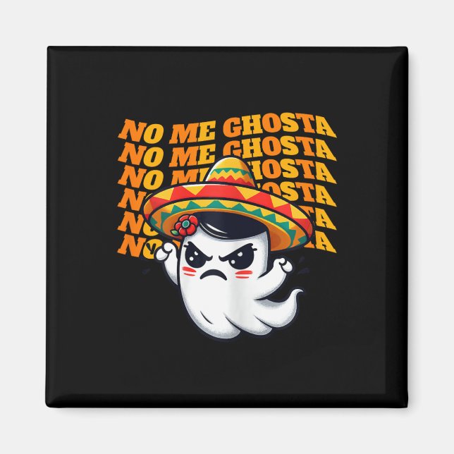 Íman Ghosta Engraçado Mexicano Halloween Ghost Women 1 (Frente)