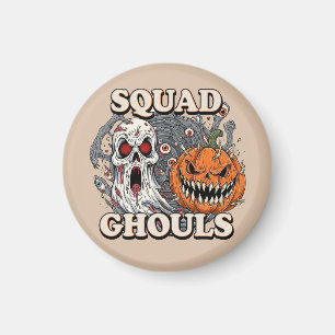 Íman Ghouls Esquadrão - Magneta de Halloween assustador
