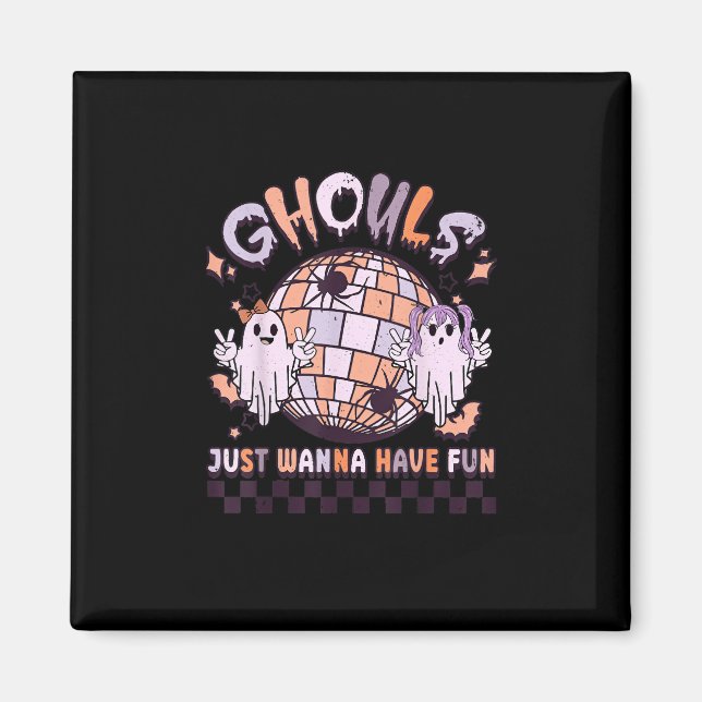Íman Ghouls Só Quer Divertir-Se Com O Fato De Halloween (Frente)