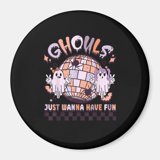Íman Ghouls Só Quer Divertir-Se Com O Fato De Halloween (Frente)