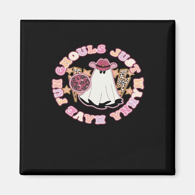 Íman Ghouls Só Quer Se Divertir (Hallowee De Estilo Oci (Frente)