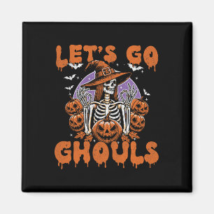 Íman Ghouls Witch Retro Figurino De Halloween Para Mulh